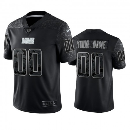 Camiseta Hombre NFL Cleveland Browns Personalizar Negro Reflective Limited